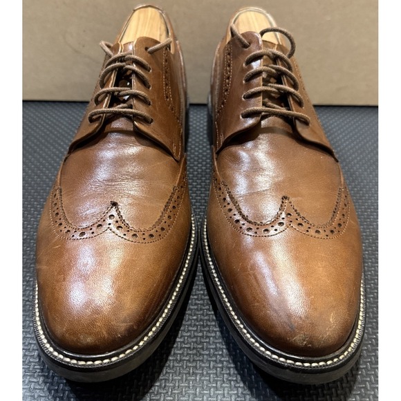 Cole Haan Wingtip Oxford Men 11.5M Grand OS Original Shoes Brown Leather Lace up main image 5